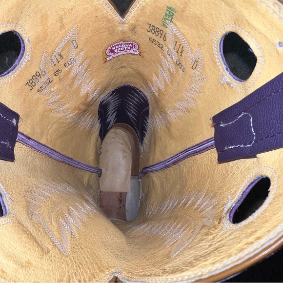 Nocona Brown and Black Cowboy Boots - Picture 5 of 8